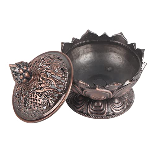 Eboxer Vintage Incense Incense Holder, Elegant Decoration for Home (Red Bronze) - Image 1