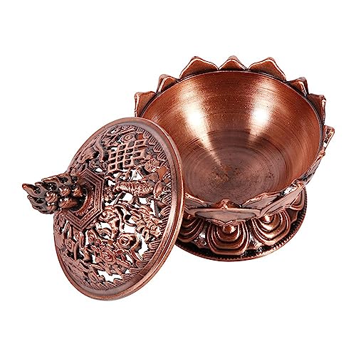 Eboxer Vintage Incense Incense Holder, Elegant Decoration for Home (Red Bronze) - Image 5