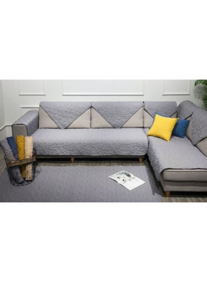 Nariele Floral Pattern Dust-Proof Sofa Slipcover