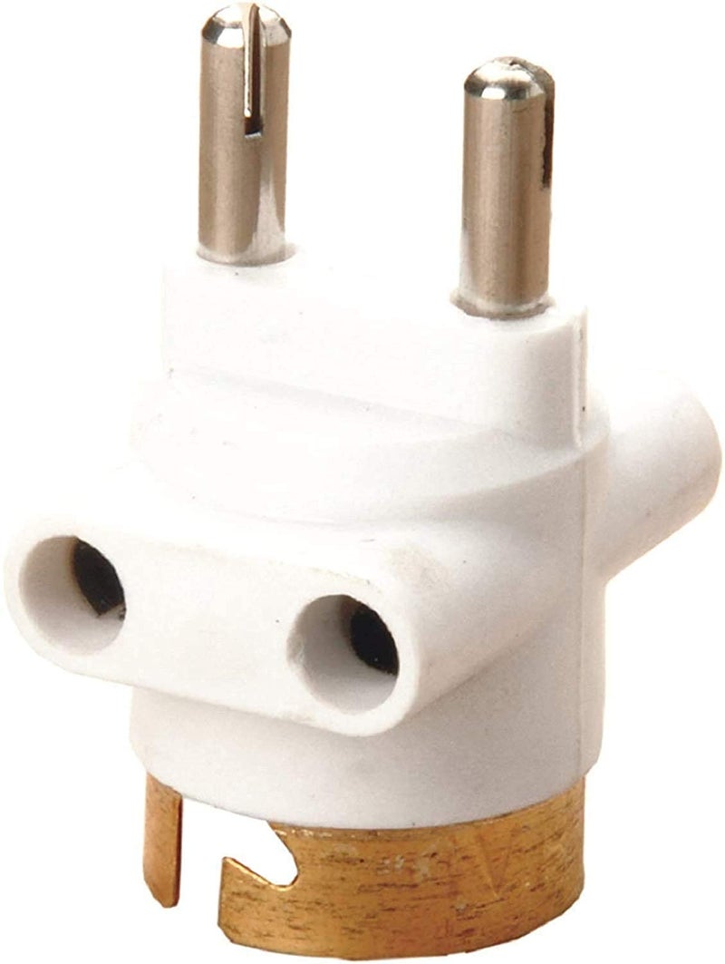 Sathish Hardwares Electricals Generic 2 pin Parallel Adapter Multi Pendant Adapter 2 pin Parallel Adapter with Light Bulb and Plug Socket 2 pin Holder Any Color White Pack of 3  - Image 2