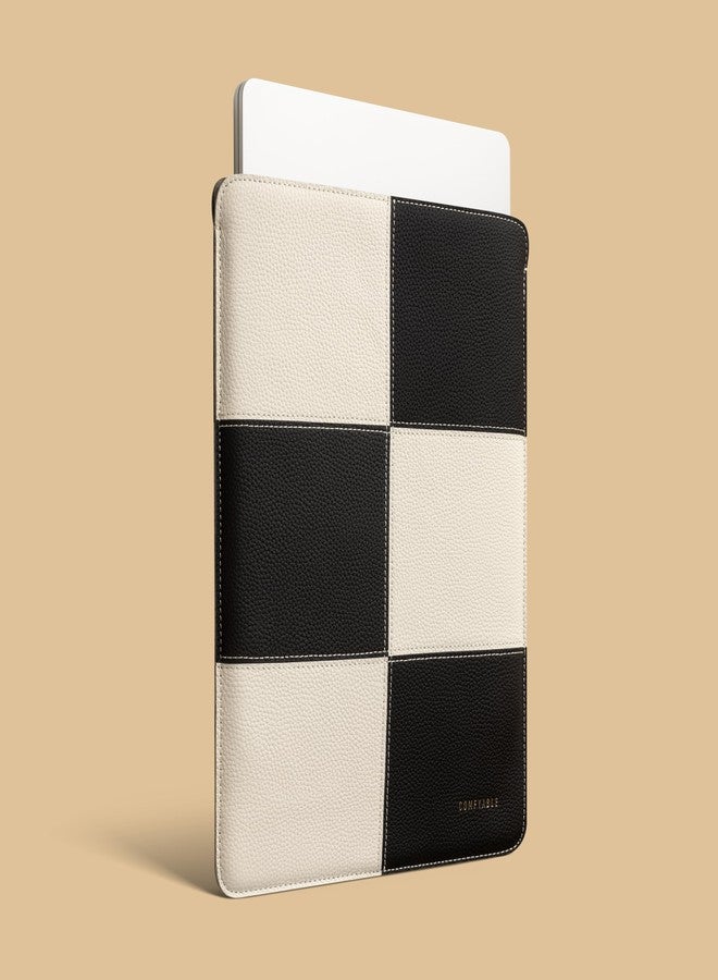 Comfyable Laptop Sleeve 14 Inch Precisely Compatible with MacBook Pro 14-inch M5 2025 M4 M3 M2 Pro/Max M1 2021 & Old Versioned 13 Inch MacBook Pro/MacBook Air, Genuine Leather Protective Case Cover - Image 2