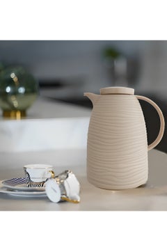 BASURRAH Basurrah Tea Thermos Corrugated Beige  - Image 3
