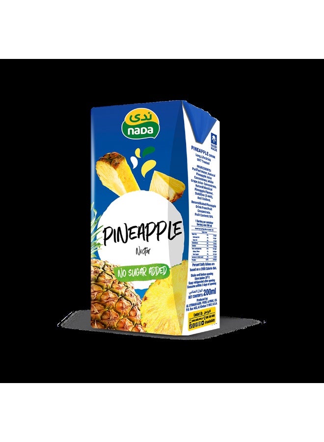 Nada Pineapple Juice, 18 Packs x 200 ml - Image 1