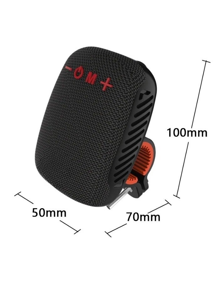 Outdoor Bicycle Speaker, TWS Wireless Portable Bluetooth Speaker, Convenient Waterproof Rechargeable Speaker, Mini Bass FM Radio Soundbar Boombox For Bicycle Motorbike, (1pc, Light Green) - Image 5