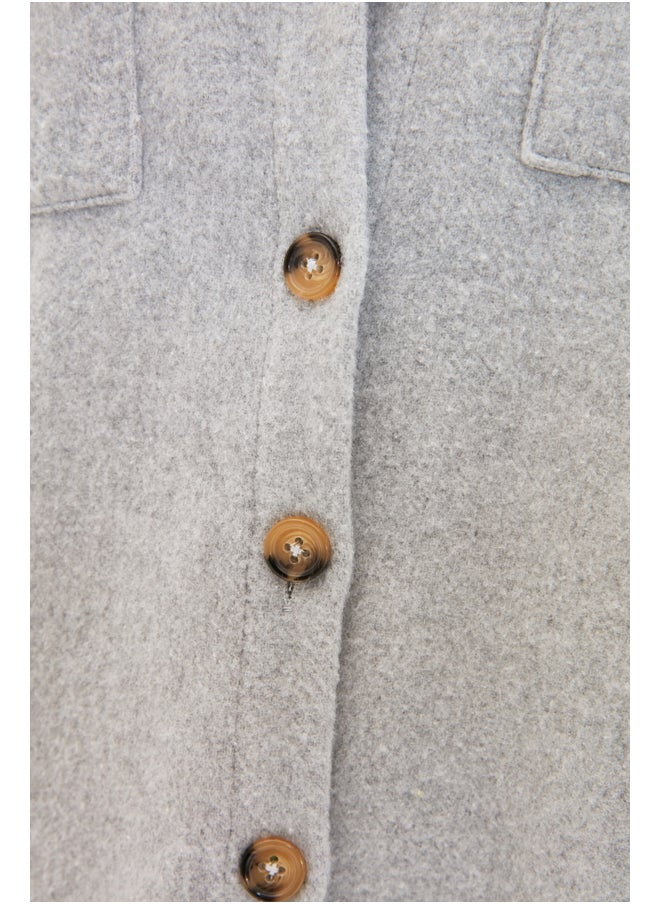 trendyol - Woman Modest Shirt Gray - Image 1