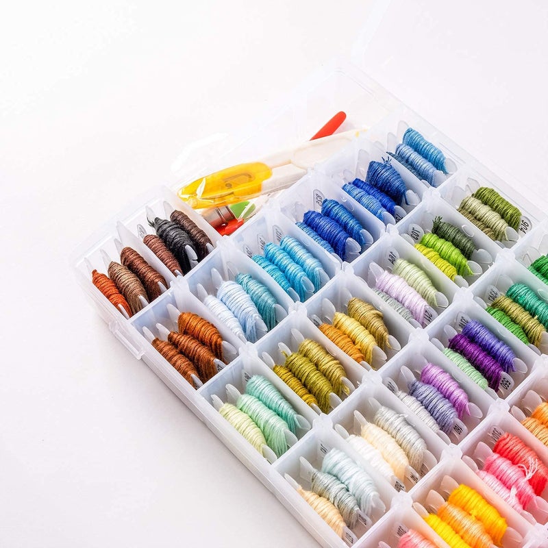 McMus 36 Grid Cells Multipurpose Jewelry Organizer Rectangular Storage Boxwith Adjustable Dividers Transparent Storage Organizer Box for Jewelry Beads Earring Fishing Hooks Transparent - Image 4