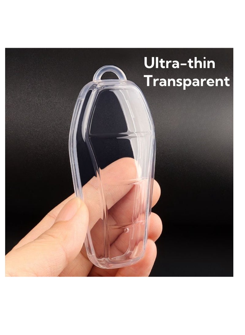 NOVOLAN NOVOLAN Key Shells 2 Pack Car Key Cover Compatible with BYD, Ultra-Thin Transparent Full Coverage, Original Look Protects Against Dust & Debris, Lightweight and Portable (clear) - Image 4