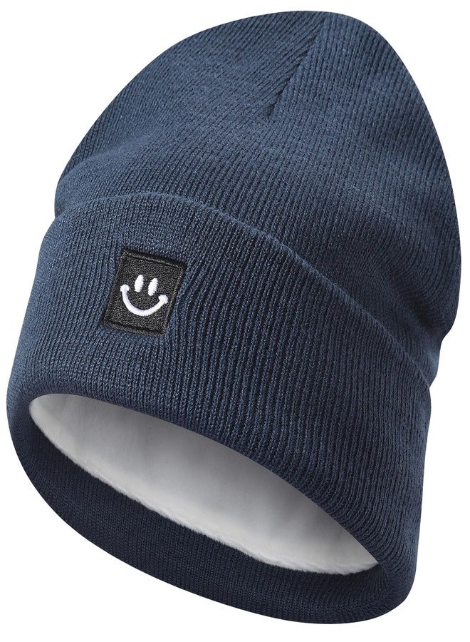MaxNova 2 Pack Baby Beanie Fleece Lined Knit Toddler Hat for Girls Boys 0-8 Years - Image 3
