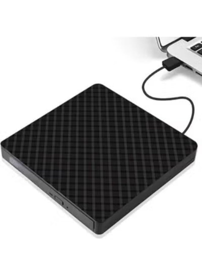 Slim USB 3.0 External DVD Drive – High-Speed CD/DVD Reader & Rewriter for Laptop & Desktop - Image 1