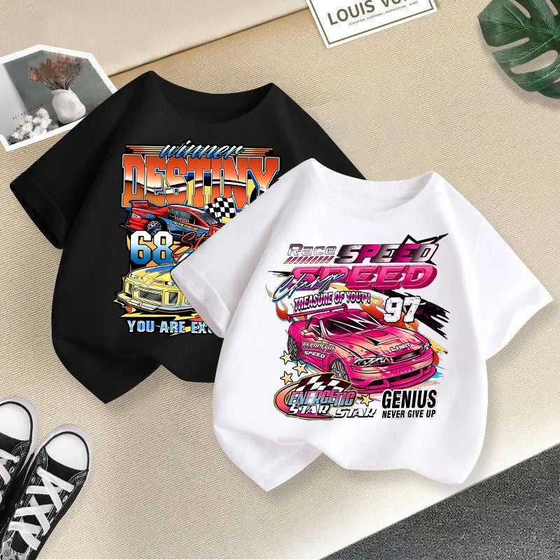 Boys And Girls Short-Sleeved Loose T-Shirts For Children, 2026 Stylish Tops, Half-Sleeved Children'S Clothing - Image 4