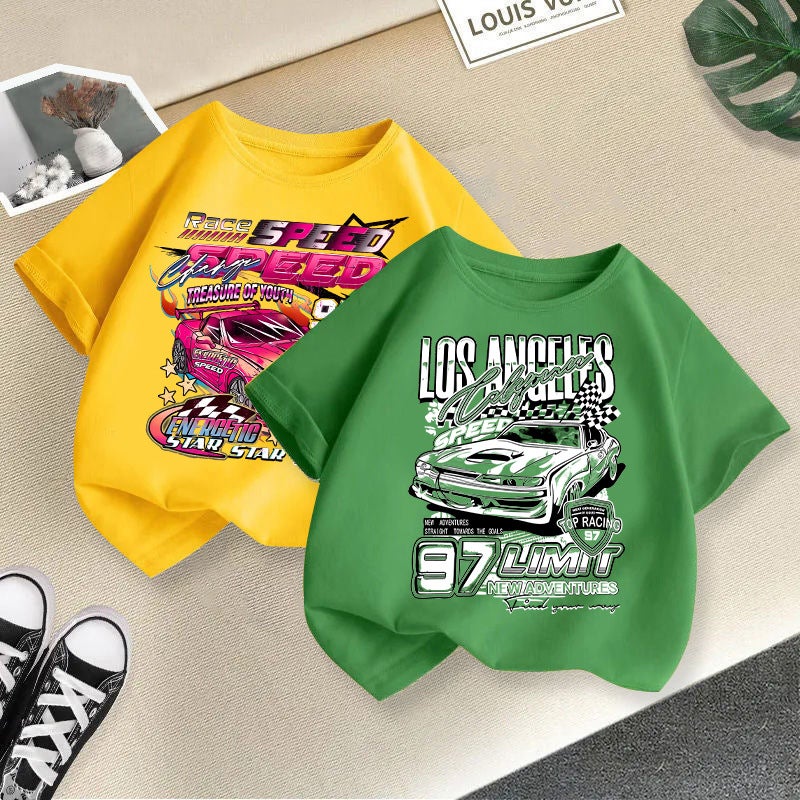 Boys And Girls Short-Sleeved Loose T-Shirts For Children, 2026 Stylish Tops, Half-Sleeved Children'S Clothing - Image 3