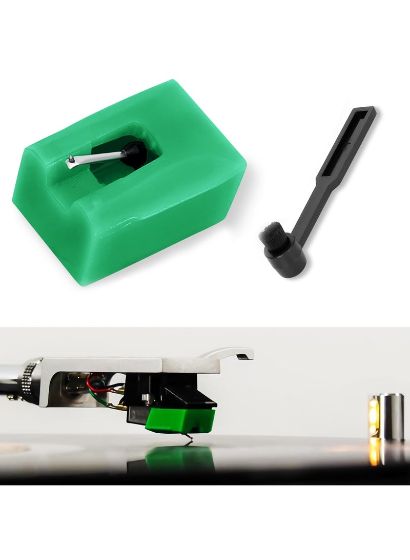 Replacement Stylus for AT95E Cartridge, Diamond Needles for Audio,Technica AT,LP120,USB Turntables, Compatible with AT93, AT3400, AT3450 - Image 1