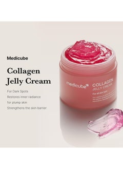 Medicube Medicube Collagen Jelly Cream 110ml – Anti-Aging Gel Moisturizer with Hydrolyzed Collagen & Hyaluronic Acid – Firms, Hydrates & Brightens – Korean Skincare for All Skin Types  - Image 3