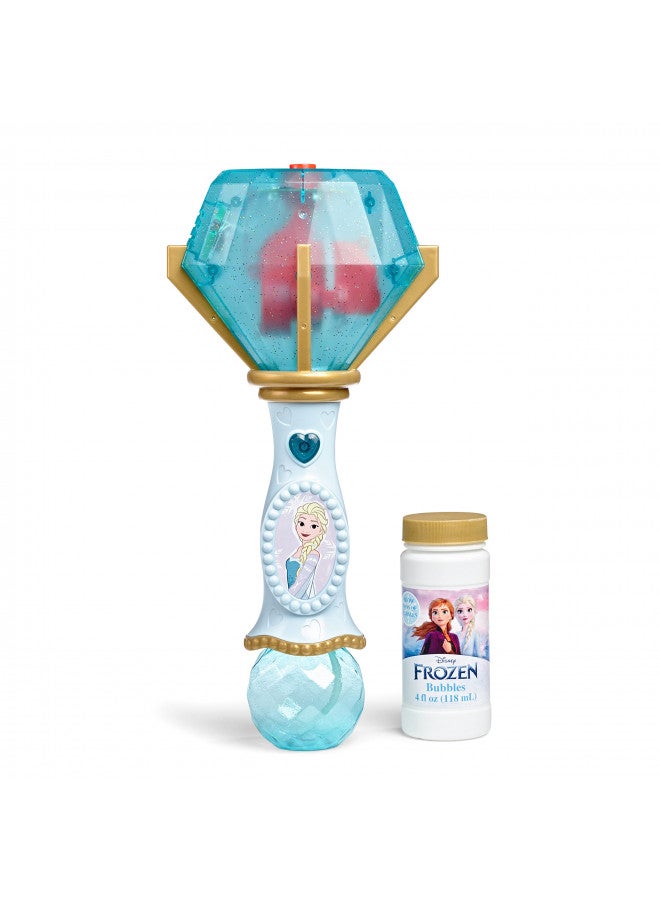 Little Kids Little Kids Disney Frozen Elsa Light and Sound Musical Bubble Wand, Includes Bubble Solution (20513) - Image 1