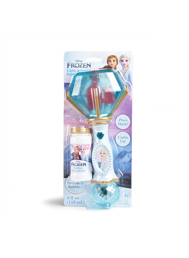 Little Kids Little Kids Disney Frozen Elsa Light and Sound Musical Bubble Wand, Includes Bubble Solution (20513) - Image 4
