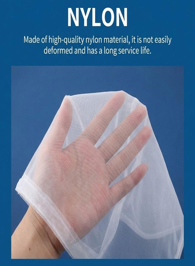 Josojoou 8 Pcs Nut Milk Bag, 3 Sizes Nylon Cheese Cloth Bag for Straining, Strong Fine Mesh Nylon Cheese Cloth Strainer Bags, Reusable Nut Bags for Almond Milk Juice Coffee Tea Yogurt - Image 3
