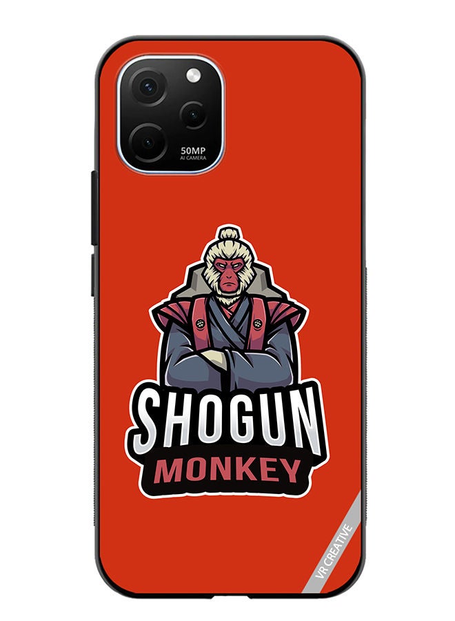 VR CREATIVE Protective Case Cover For Huawei Enjoy 50z Shogun Monkey Design Multicolour - Image 1