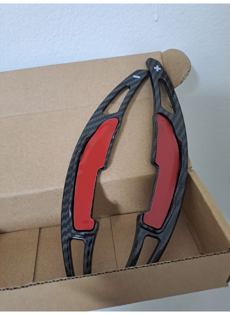 BMW carbon fiber steering wheel paddles. Be sure to check your car's make before purchasing. Product description - Image 1