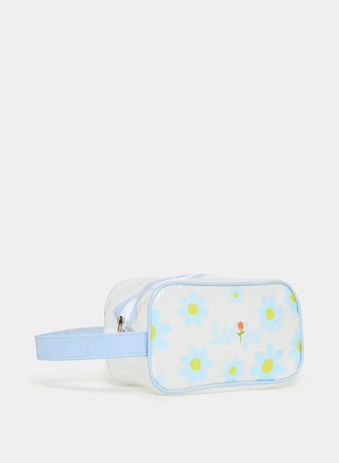 Styli Floral Print Washbag