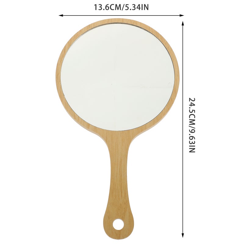 Cute Handheld Mirror, Compact and Lightweight for Travel and Purse, Durable Handle Design - Image 2