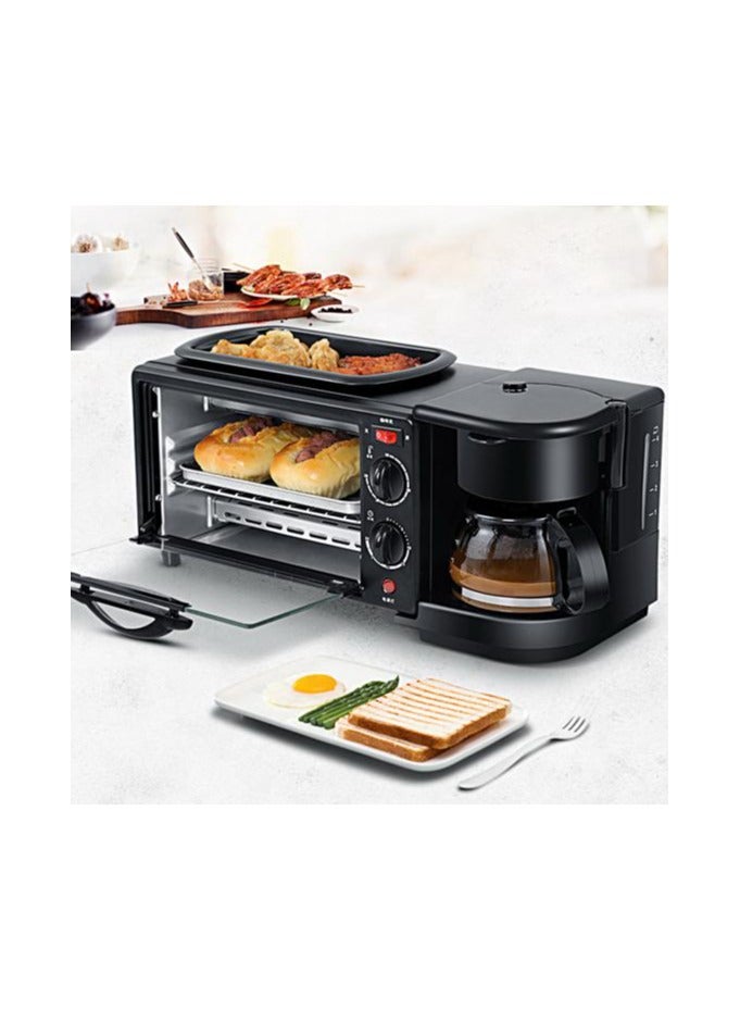 Electric Breakfast Machine 3-in-1 Toaster with Double Heating Pipes, Safe 220V, Multifunctional Household Breakfast Maker  - Image 1