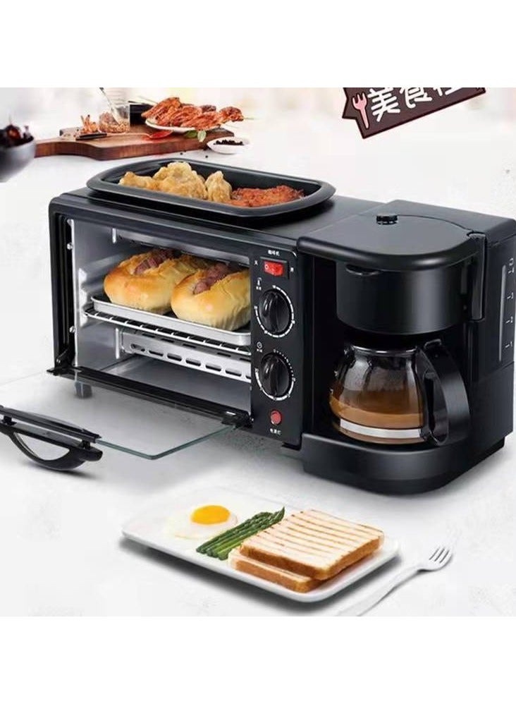 Electric Breakfast Machine 3-in-1 Toaster with Double Heating Pipes, Safe 220V, Multifunctional Household Breakfast Maker  - Image 3