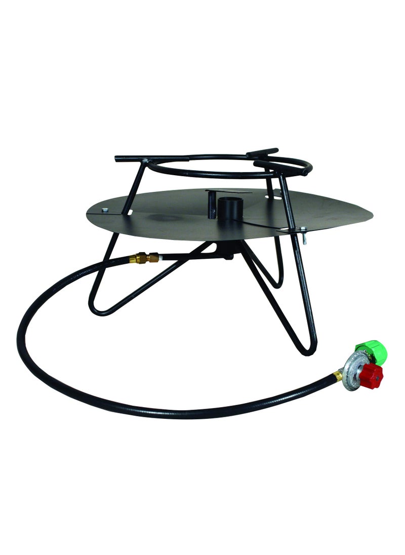 King Kooker King Kooker Model C90PKBN 12Inch Portable Propane Tripod Jet Burner Outdoor Cooker Black 