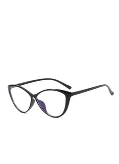 Generic Large frame cat's eye myopia glasses women's vintage anti-blue light flat mirror plain mirror frame glasses  - Image 2