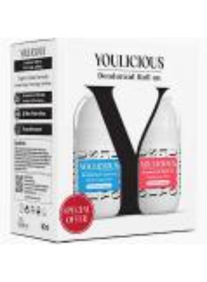 Youlicious Natural & Naughty Frui Roll On 50ml 1+1