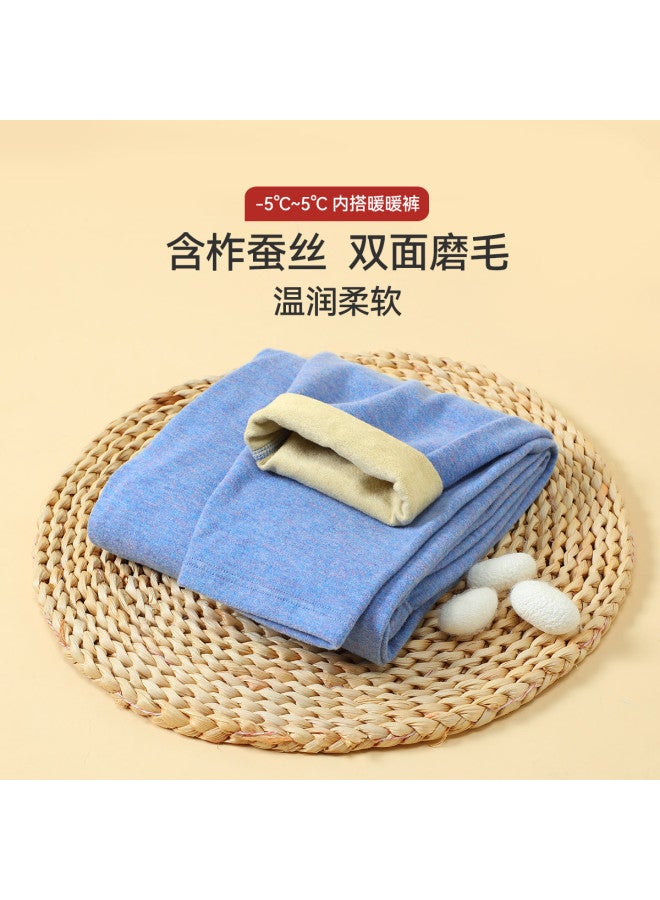 Long time companion silk-blend Thermal Underpants With Double-sided Fleece For Boys & Girls - Image 2