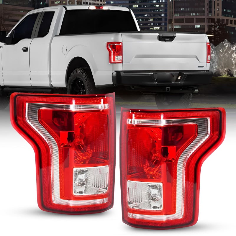 AUTOONE F150 Tail Light Assembly Rear Lamps Replacement for 2016 2017 Ford F150 SSV 2015 2016 2017 Ford F150 Lariat XL XLT Driver Passenger Side