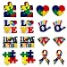 PEVOGON 16 Pcs Silicone Focal Bead Cute Loose Beads Accessory for DIY Keychains Bracelet Necklace Pens Lanyard Making Autism - Image 2