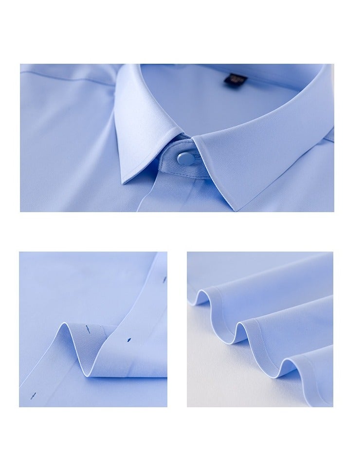 Men's Pure Cotton Short Sleeved T-shirt Casual POLO Shirt  - Image 2