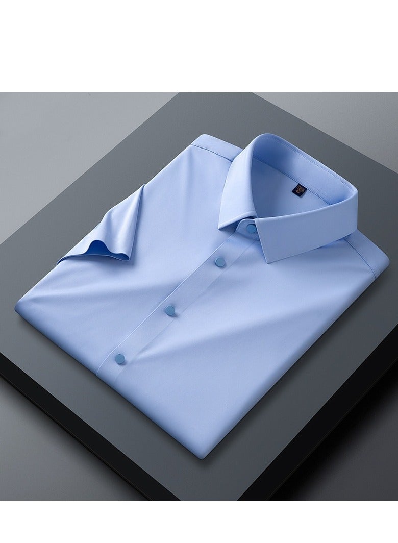 Men's Pure Cotton Short Sleeved T-shirt Casual POLO Shirt  - Image 1