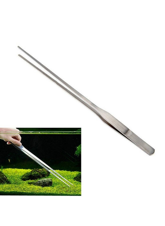Sage Square Jumbo Size 27cm Stainless Steel Straight Tweezer/Clipper/Tong Scissor for Maintenance of Planted Aquarium or Reef Aquarium Tool Plier for Fish Tank - Image 4