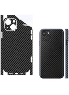 SARAOONT iPhone 15 Plus 1 Piece Carbon Fiber Skin Wrap and 2 Piece 10H Screen Protectors  - Image 2