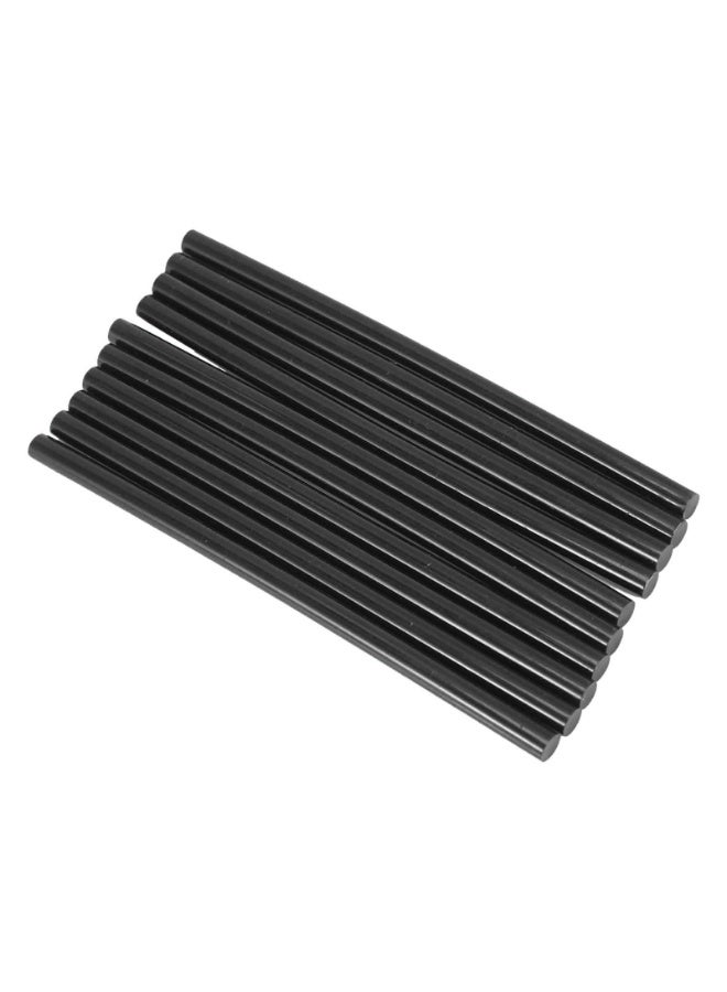 10pcs set 7 * 150mm Colorful Hot Melt Glue Adhesive Sticks for 20W Small Power Gun Black - Image 1