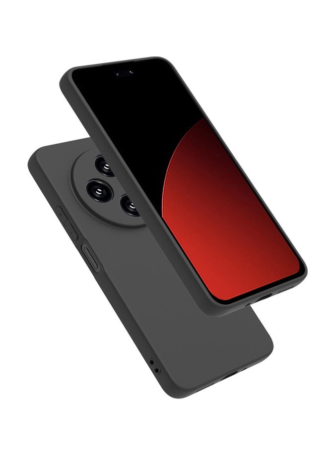 【1+1+1 Sets】for Xiaomi Redmi 14C/ Xiaomi Poco C75 Case & Screen Protector & Magnetic Ring Holder Frosted Pudding Material TPU Cover with Tempered Glass Screen Protector,Ring Holder Suitable for Car Magnetic Attraction - Image 2