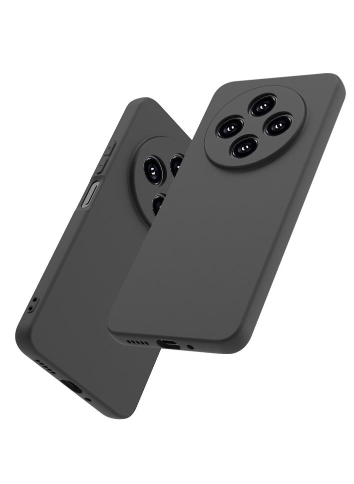 【1+1+1 Sets】for Xiaomi Redmi 14C/ Xiaomi Poco C75 Case & Screen Protector & Magnetic Ring Holder Frosted Pudding Material TPU Cover with Tempered Glass Screen Protector,Ring Holder Suitable for Car Magnetic Attraction - Image 3