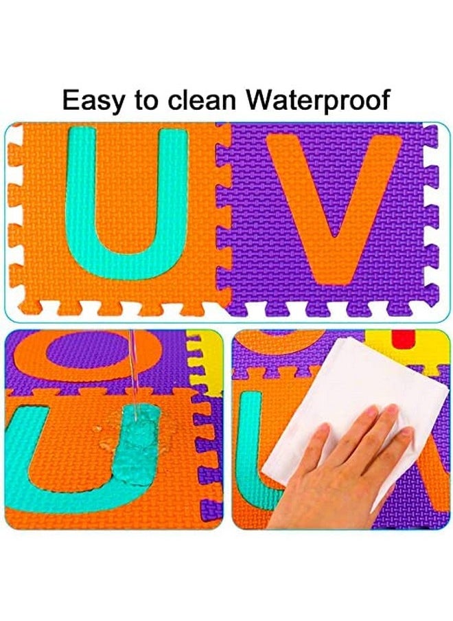 LUCID...We Build Relations LUCID...We Build Relations A-Z Alphabet Puzzle Foam Mat For Kids Medium Children Alphabet Letters Numerals Puzzle Colorful Kids (Multi Colour, 7X7 Cm Each (Atoz, And 0 To 9 Numbers - 7 Cm X 7 Cm)  - Image 5