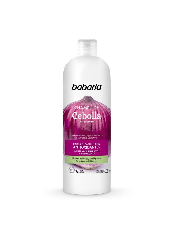 Babaria Onion Shampoo - No Smell, No Tears - Purifying and Antioxidant Properties - Improves Hair Growth - Increase Hydration and Shine - Reduce Itchy Scalp, Dandruff, and Frizz - 23.66 oz - Image 1
