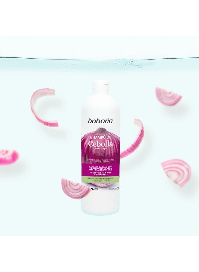 Babaria Onion Shampoo - No Smell, No Tears - Purifying and Antioxidant Properties - Improves Hair Growth - Increase Hydration and Shine - Reduce Itchy Scalp, Dandruff, and Frizz - 23.66 oz - Image 5