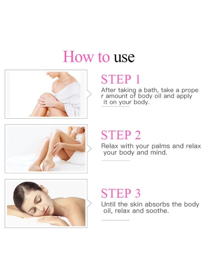 Aichun beauty 100ml Collagen Snail Whitening Moisturizing Oil Beauty Collagen Snail Body Oil Brightening Body Oil Massage Lightening Whitening Anti Aging Collagen Oil for Skin Anti wrinkles Body Oil Collagen Snail Oil - Image 5