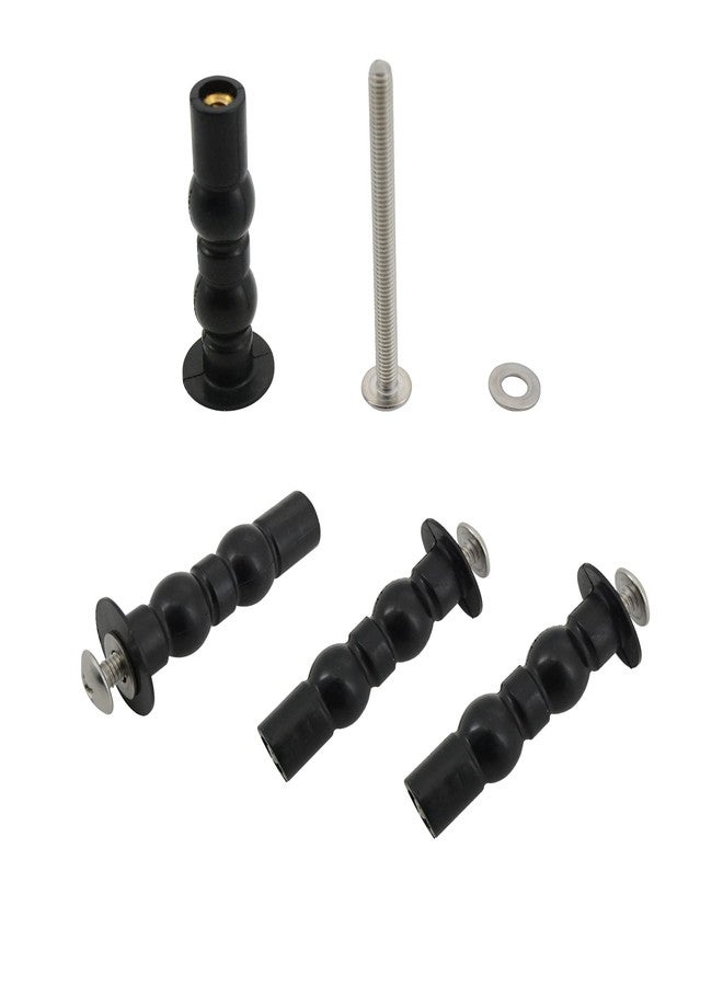 Lychee Light Toilet Seat Hinge Screw 4 Pack - Compatible with TOTO, Expanding Rubber Bolt Top Nuts Set for Top Mount Tightening Kit Replacement, Blind Hole Fixing Kit - Image 5