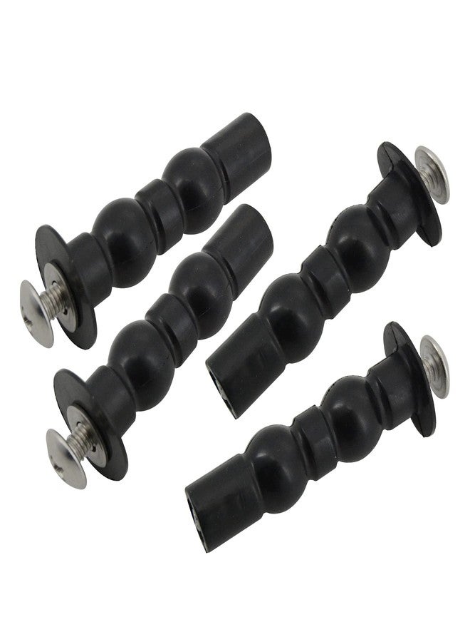 Lychee Light Toilet Seat Hinge Screw 4 Pack - Compatible with TOTO, Expanding Rubber Bolt Top Nuts Set for Top Mount Tightening Kit Replacement, Blind Hole Fixing Kit - Image 4