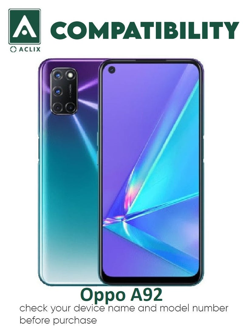 ACLIX 3 Pieces Antistatic ESD Dustproof Premium Quality High Definition Tempered Glass Screen Protector Designed For Oppo A92 - Image 3