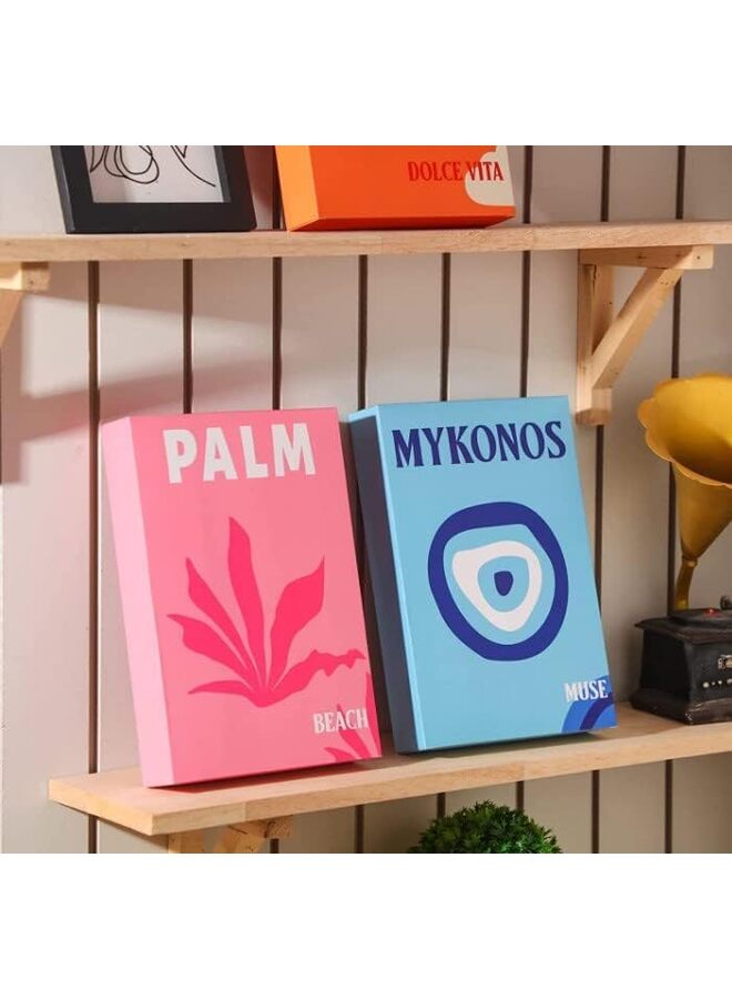 LAMAY Decorative Books for Home Decor — Hardcover Faux Book Decor, Set of 6 — as Coffee Table Books Decor, Entryway Table Decor Books, Book Shelf Decor - Image 5