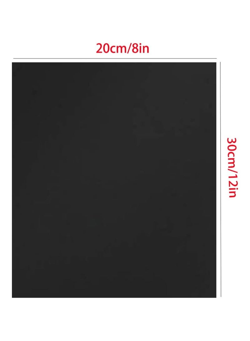 TPGP 4 pcs Acrylic Sheets Boards, 3mm Black Acrylic Sheets, More Flexible Than Glass Sheet for Craft, Fender Liner, Home Decor (30 x 20 cm)  - Image 2