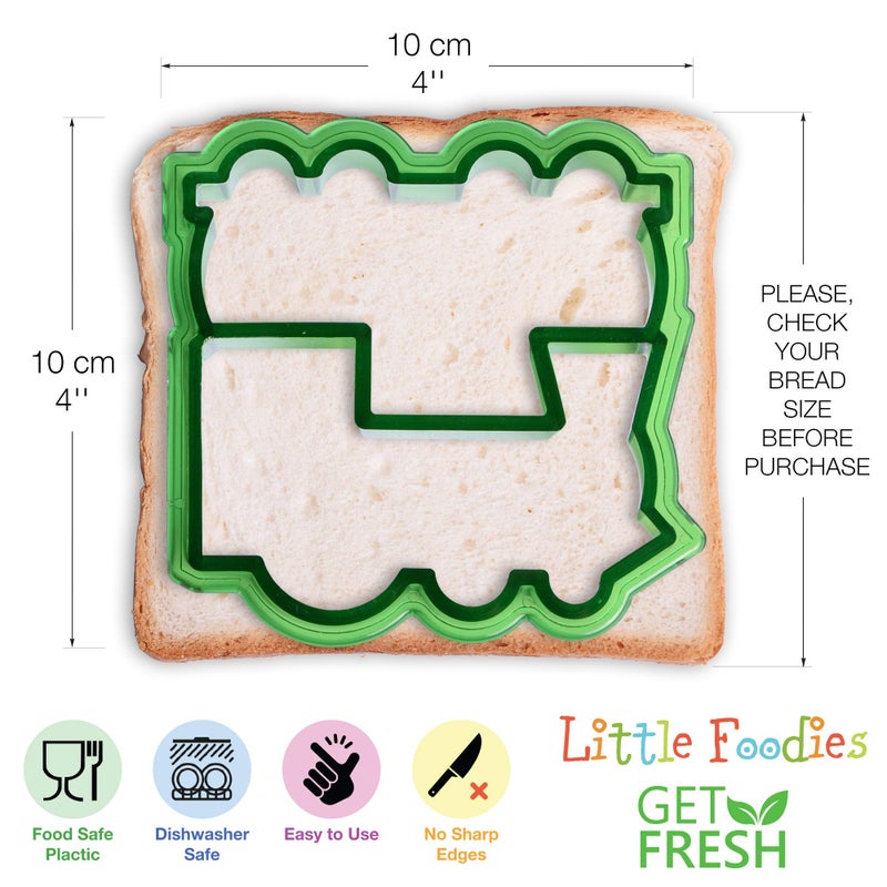 Get Fresh Sandwich Cutters for Kids  20-Piece Set  5 Kid Sandwich Cutters Shapes  5 Vegetable Cutters Shapes  10 Bento Deco - Image 3