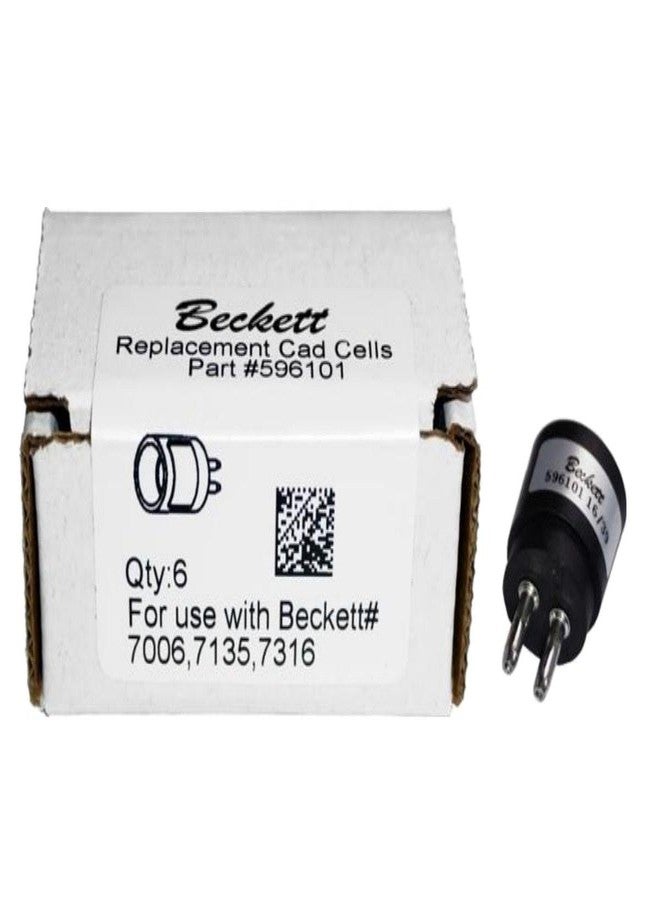 Beckett 596101BU Six (6) Pack of Cad Cell Eyes Only (No Leads) Cad Cell Flame Detector